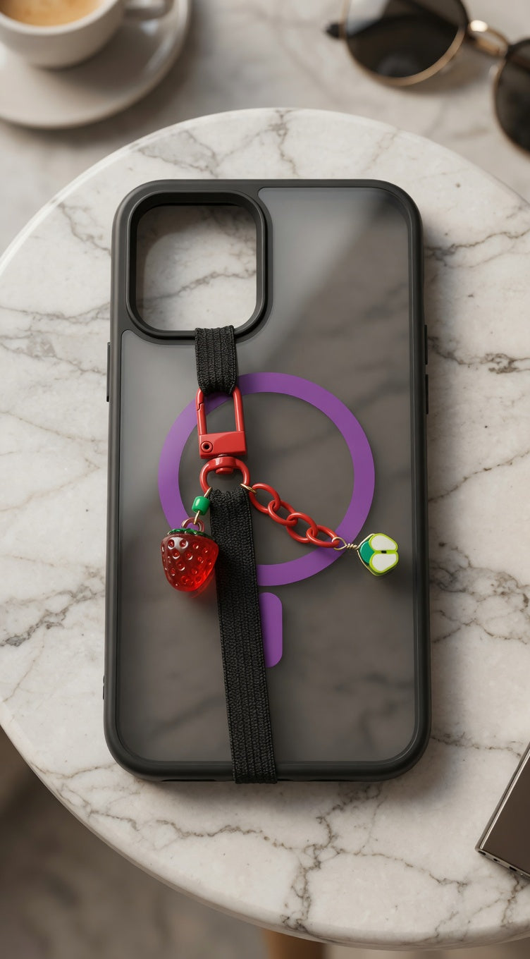 Phone Strap Gold - Edición Cherry 🍒