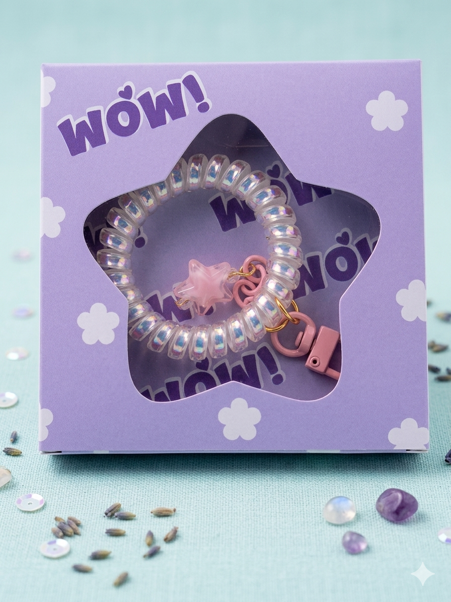 Pulsera Llavero - Estrella Mágica  ✨