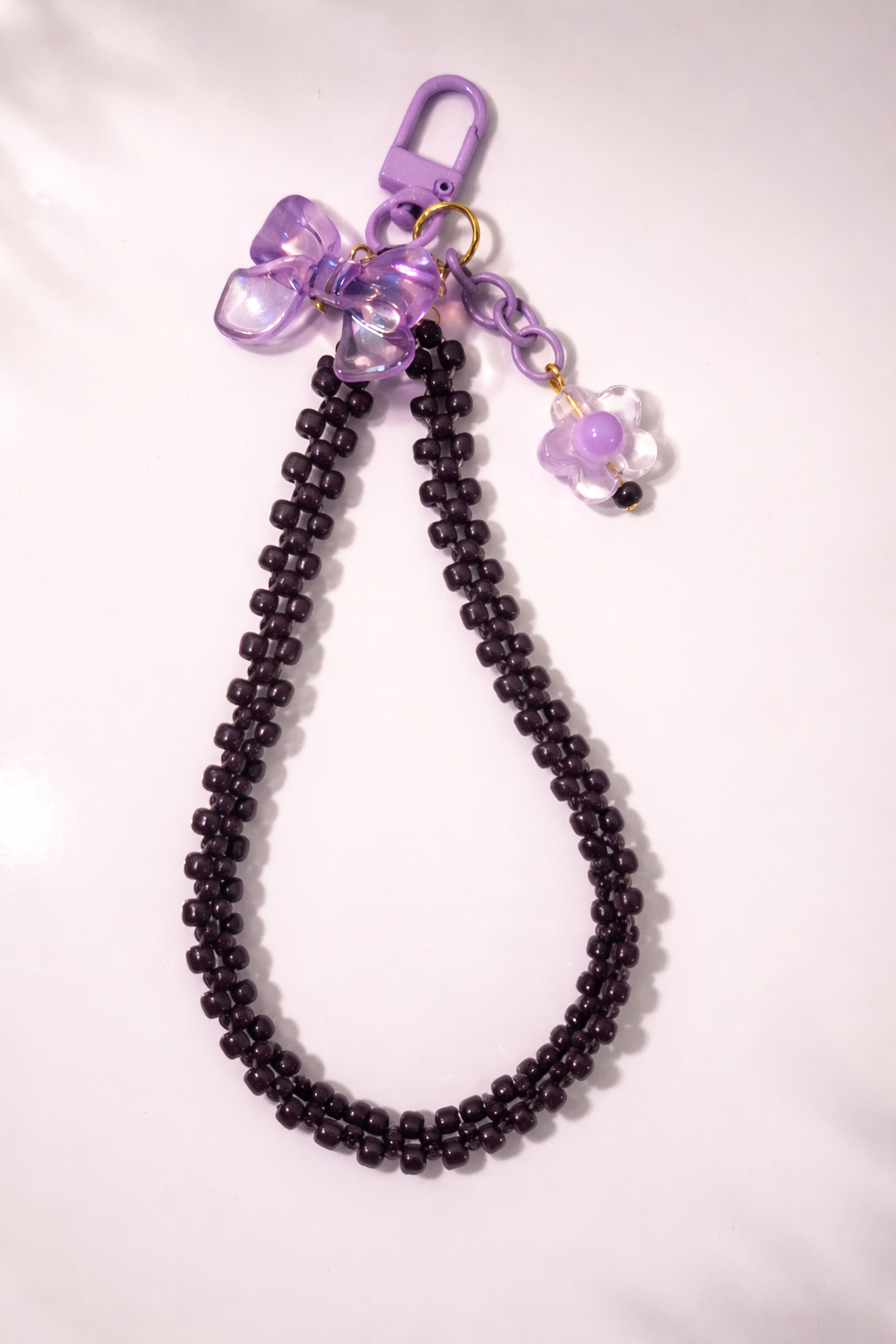 Lavender Bow Strap - Tejido Coquette 💜