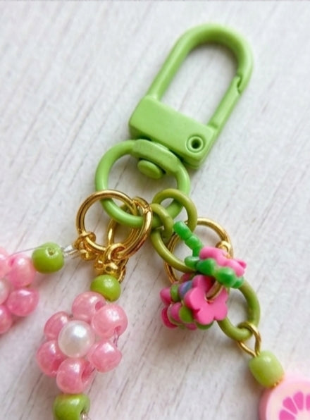 Rosé Garden Hook - Lime & Pearl Blossom 💚🪻